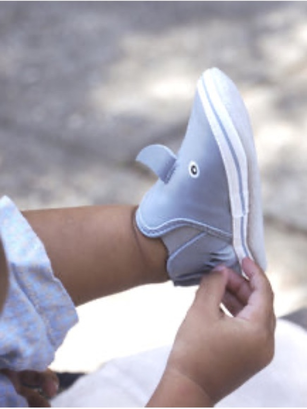 Robeez Sebastian Shark Soft Soles Blue